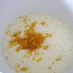 Æggemasse med appelsinskal Æggemasse med appelsinskal
